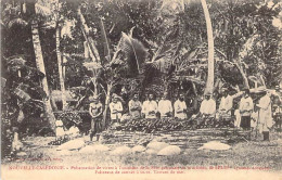 Nouvelle Calédonie - Présentation De Vivres à L'occasion De La Fête Patronale De La Mission - Carte Postale Ancienne - Neukaledonien