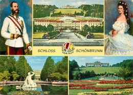 Austria Wien Schloss Schonnbrun With Portraits Of Kaiser Franz Joseph And Kaiserin Elisabeth - Schönbrunn Palace