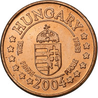 Hongrie, 1 Cent, 2004, Acier Plaqué Cuivre, SPL+ - Hungary