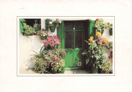 FANTAISIES - Porte Fleurie - Colorisé - Carte Postale - Autres & Non Classés