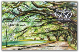 Malaysia 2024 Taiping City’s 150th Anniversary,Heritage Trail, Architecture,Tree,Lake, MS Sheet MNH (**) - Malesia (1964-...)