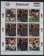 Paraguay 3560+3562 Und Kleinbogen 3561 Postfrisch Fußball #GC497 - Paraguay