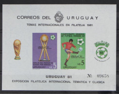 Uruguay Block 51 B Postfrisch Fußball #GC523 - Uruguay