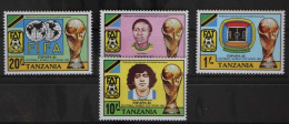 Tansania 197-200 Postfrisch Fußball #GC503 - Tanzania (1964-...)