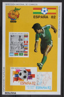 Bolivien Block 118 Postfrisch Fußball #GC513 - Bolivien