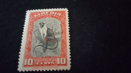 LİBERYA--1910-22  10 C      DAMGASIZ - Liberia
