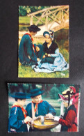 Lot De 2 Cartes Postales - Troubadours Montluçonnais, Maîtres Sonneurs Du Bourbonnais - Musique