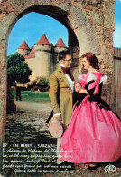 FRANCE - En Berry - Sarzay - Vue Sur Le Château - Animé - Face à L'entrée - Carte Postale Ancienne - La Chatre