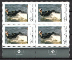 Aland MNH Stamp In A Block Of 4 Stamps - Vela