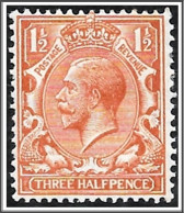 KGV 1924 SG420 1 1/2d  Light Mounted Mint Hrd2a - Unused Stamps