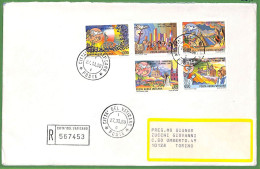 ZA1633 - VATICANO - Storia Postale - Busta   FDC  - VIAGGI PAPALI  1988 - FDC