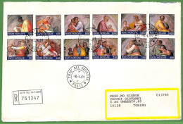 ZA1634 - VATICANO - Storia Postale - Busta   FDC  - MICHELANGELO Arte 1991 - FDC