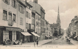 Villefrenche Sur Saône * Rue Nationale ( Le Centre ) * Café Comptoir De L'Avenir P. MERLIN * Commerces Magasins - Villefranche-sur-Saone
