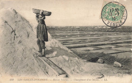 Les Sables D'olonne * Marais Salants * Chargement D'un Mulon * Paludier Attelage Sel - Sables D'Olonne