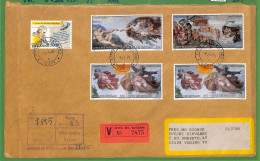 ZA1635 - VATICANO - Storia Postale - Busta   FDC MICHELANGELO Arte 1994 Capella Sistina - FDC