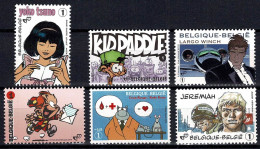 Lot De 6 Timbres Belgique N° 1 Thème BD Validité Permanente VF 8,76 € - Nuovi