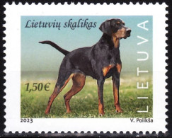 LITHUANIA 2023-15 FAUNA Animals: Dog Lithuanian Hound Skalikas, MNH - Honden