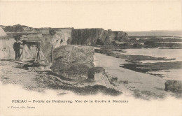 Piriac Sur Mer * Pointe De Penhareng , Vue De La Grotte à Madame * Enfants Villageois - Piriac Sur Mer