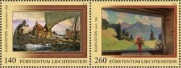 Liechtenstein 2013 Paintings Of Ivan Mjasoedov Joint Issue With Russia Strip Of 2 Stamps MNH - Nuevos