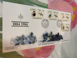 Hong Kong Stamp 1984 Royal Jockey Club FDCrare Cover - Unused Stamps
