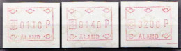 Aland MNH Set, Machine Stamps - Aland