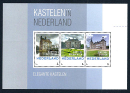 Netherlands 2013: Castles In The Netherlands - Elegant Castles (Castle Ter Horst, Middachten And Eijsden) ** MNH - Francobolli Personalizzati