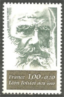 349 France Yv 1989 Léon Tolstoi Ecrivain Writer MNH ** Neuf SC (1989-1b) - Schrijvers