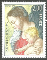 349 France Yv 1958 Tableau Rubens Painting Vierge Madonna MNH ** Neuf SC (1958-1c) - Rubens