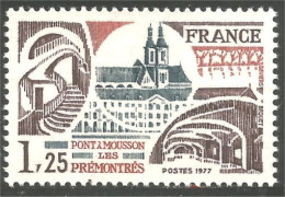 349 France Yv 1947 Abbaye Prémontrés Pont-a-Mousson Abbey MNH ** Neuf SC (1947-1b) - Klöster