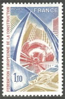 349 France Yv 1934 Fédération Construction Tunnel Building MNH ** Neuf SC (1934-1b) - Fabrieken En Industrieën