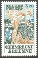 349 France Yv 1920 Champagne Fruit Raisin Wein Grape Weintraub Vino Wine MNH ** Neuf SC (1920-1b) - Wijn & Sterke Drank