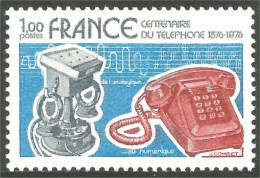 349 France Yv 1905 Centenaire 1ère Liaison Téléphonique Phone Communication MNH ** Neuf SC (1905-1c) - Sonstige & Ohne Zuordnung