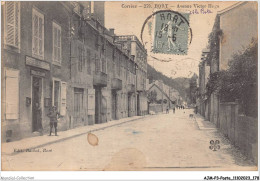 AJMP3-0259 - POSTE - CORREZE - BORT - AVENUE VICTOR-HUGO ET LA POSTE - Post & Briefboten