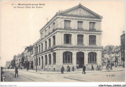 AJMP3-0231 - POSTE - MONTREUIL-SOUS-BOIS - LE NOUVEL HOTEL DES POSTES - Post & Briefboten