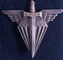 Rare Insigne ETAP Drago Beranger, En Argent Avec Poinçon, Fermeture à Poussoir En Parfait état - Esercito