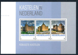 Netherlands 2013: Castles In The Netherlands - Robust Castles (Castles Helmond, Ammersoyen And Muiderslot) ** MNH - Francobolli Personalizzati