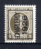 PRE134A MNH** 1926 - CHARLEROY 1926 - Typografisch 1922-31 (Houyoux)