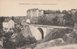 Boussac (23 - Creuse) Le Château Et Le Pont Sur La Petite Creuse - Boussac