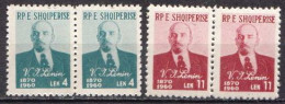 Albania MNH Set In Pairs - Lénine