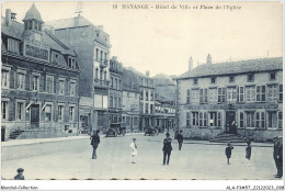 ALAP3-57-0253 - HAYANGE - Hôtel De Ville Et Place De L'église - Hayange