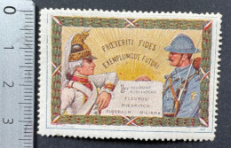 DELANDRE - VIGNETTE MILITAIRE - 1 Er REGIMENT INFANTERIE - REF. W. Schmidt 1.2 - 45x32 Mm - NEUF*/MH - VAL. "R" - Militärmarken