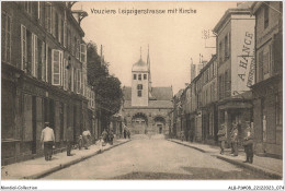 ALBP1-08-0038 - VOUZIERS - Leipzigerstrasse Mit Kirche CACHET MILITAIRE - Vouziers