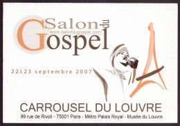 SALON DU GOSPEL 2007 CARROUSEL DU LOUVRE PARIS - Altri & Non Classificati