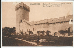 Le âteau De Montmorency Les Remperts Et Le Donjon   1920-30    N° - Beaucaire