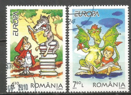 RUMANIA YVERT NUM. 5421/5422 SERIE COMPLETA USADA - Used Stamps