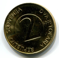 2 TOLAR 1998 SLOVÉNIE SLOVENIA UNC Pièce #W11127.F.A - Eslovenia