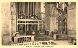 Carlisle Cathedral * Carte Photo * Les Orgues * Orgue Orgel Organ Organist Organiste * Border Memorial * Uk - Musique Et Musiciens