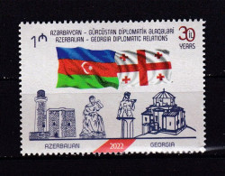 Delcampe - AZERBAIJAN-2022-RELATIONS WITH GEORGIA-MNH. - Aserbaidschan