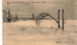 BELGIQUE - La Baraque Michel Sous La Neige - Hiver 1925-26 - Paysage - Vue Générale - Carte Postale Ancienne - Luik