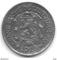 Luxembourg 25 Centimes 1920   Km 32   Xf+ - Luxembourg